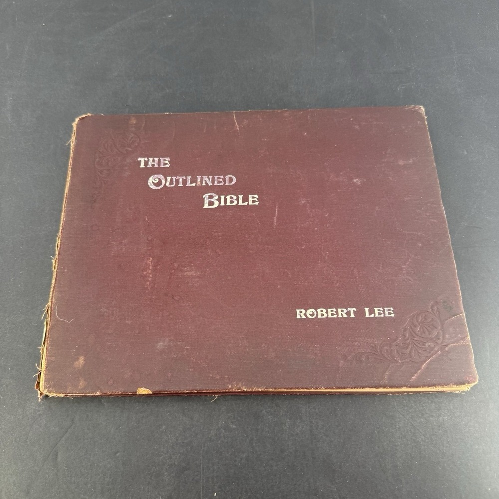 The Outlined Bible by Robert Lee - Original 3rd Edition Revised Vintage